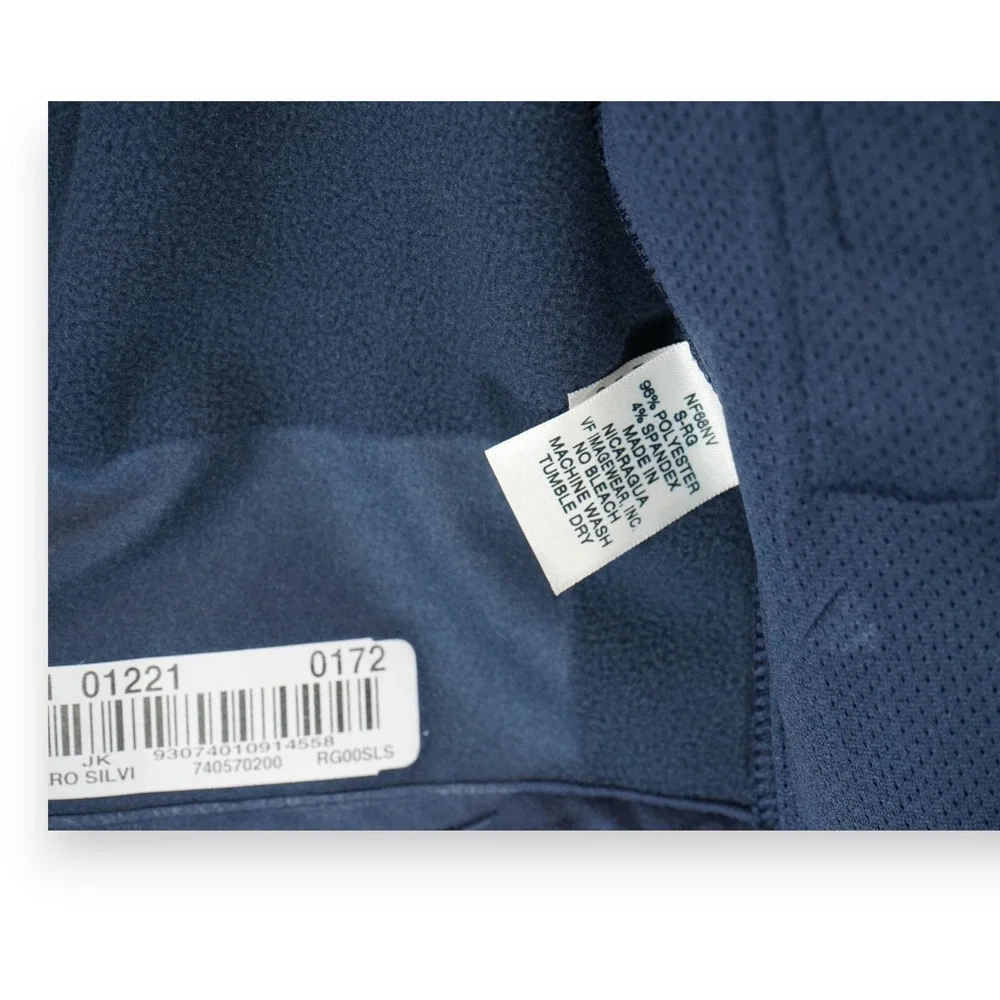 The North Face Men's Small‎ Softshell Dark Navy Blue Full Zip Long Sleeve - Picture 10 of 10